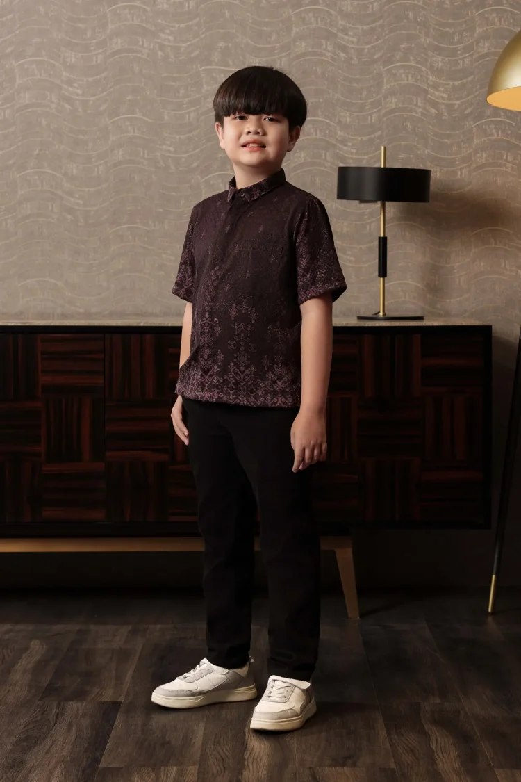 Kids Samamu Shirt Ikat - Image 5