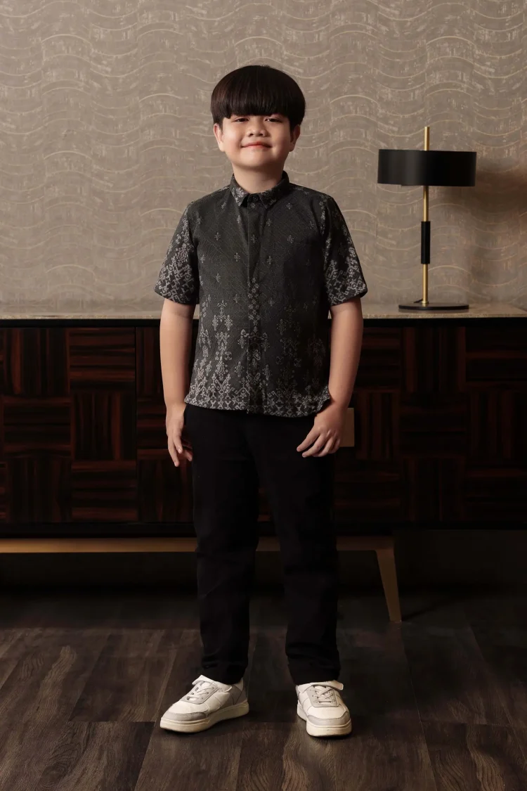 Kids Samamu Shirt Ikat - Image 4