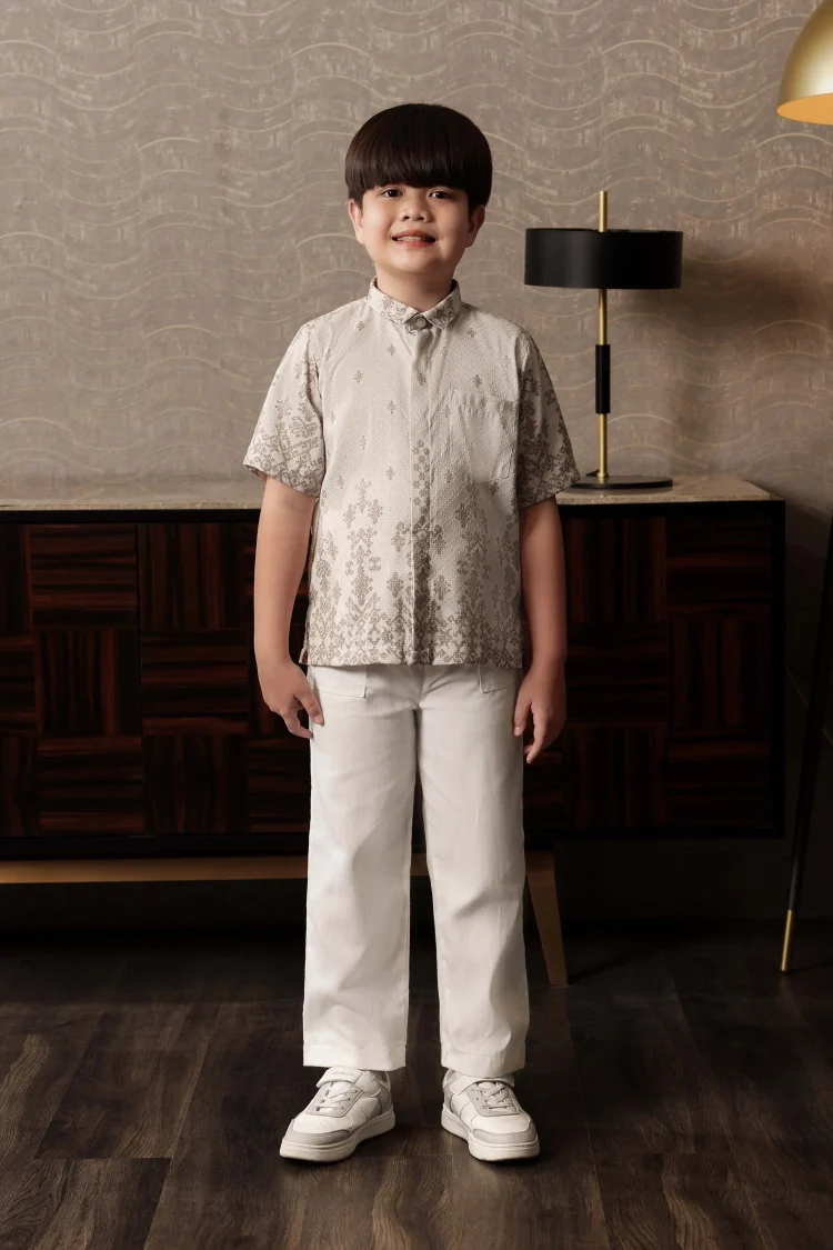 Kids Samamu Shirt Ikat - Image 3